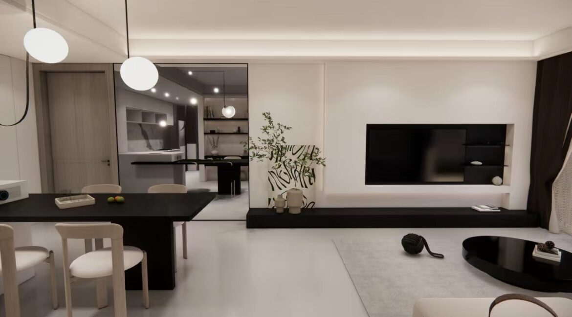 Dining area and TV lounge at Amber Bay Apartments Lavington