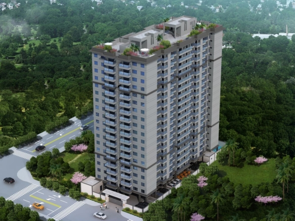 Exterior view of Amber Bay Apartments in Lavington Nairobi