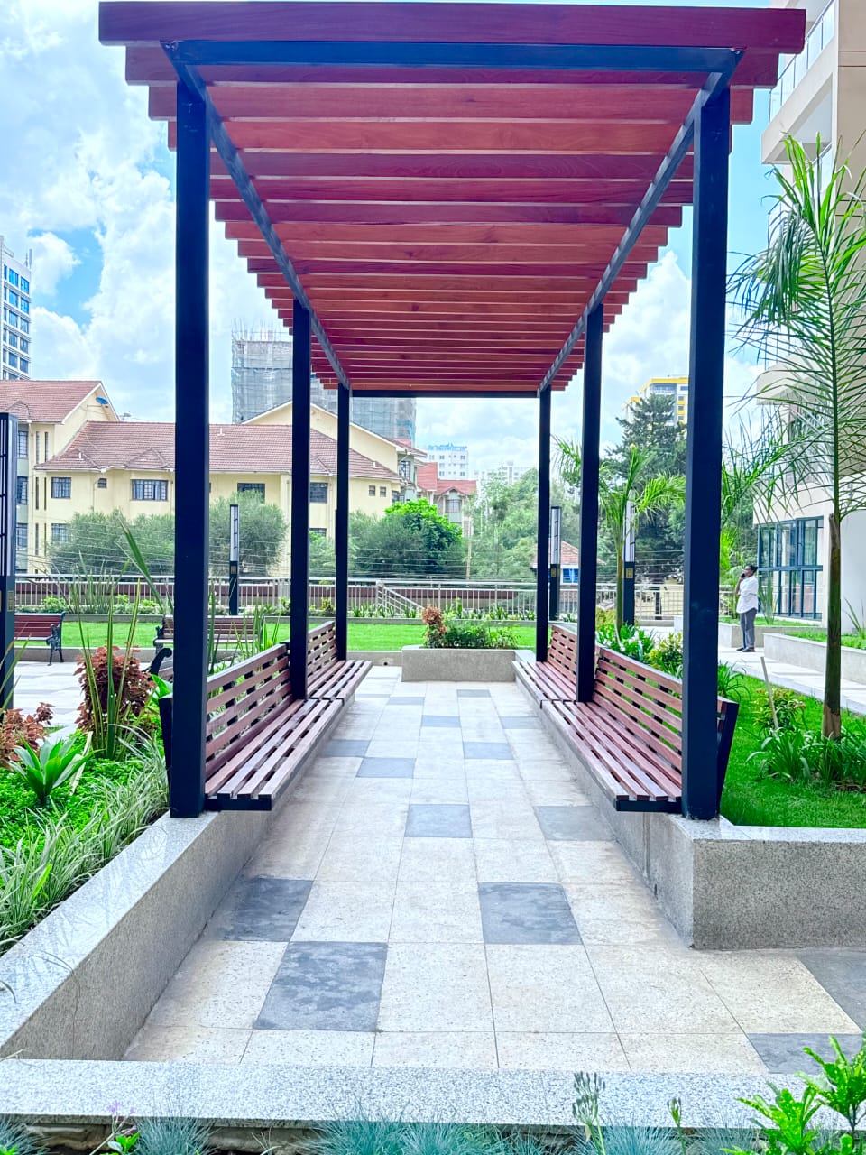 Bahari Homes Residency Landscaped Garden Walkway Bahari Homes Residency landscaped garden walkway in Kilimani