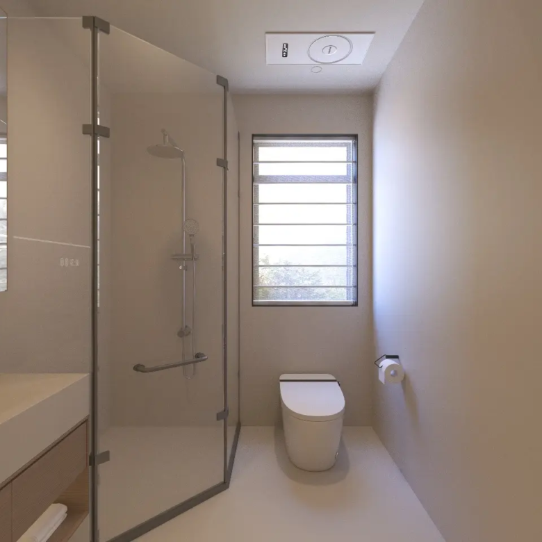 Modern bathroom at Capella Residency Westlands apartments