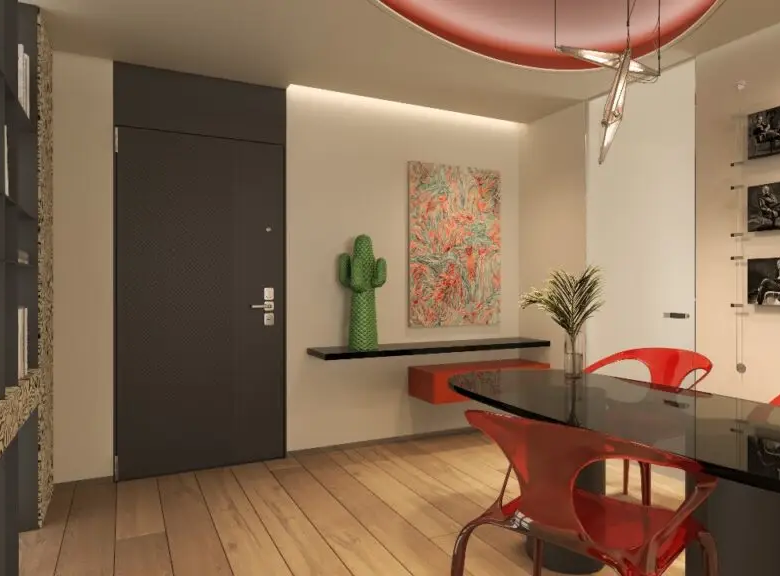 Capella Residency Westlands show house dining area on Muthithi Road