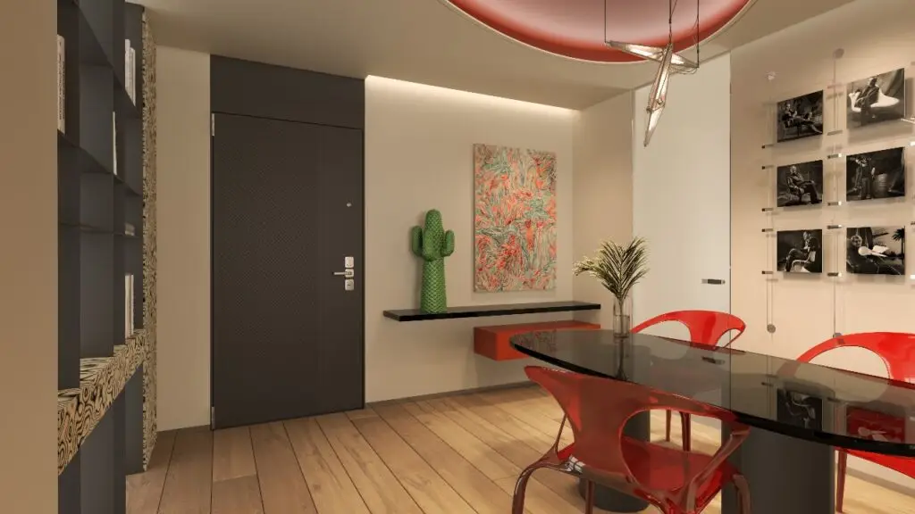 Capella Residency Westlands show house dining area on Muthithi Road