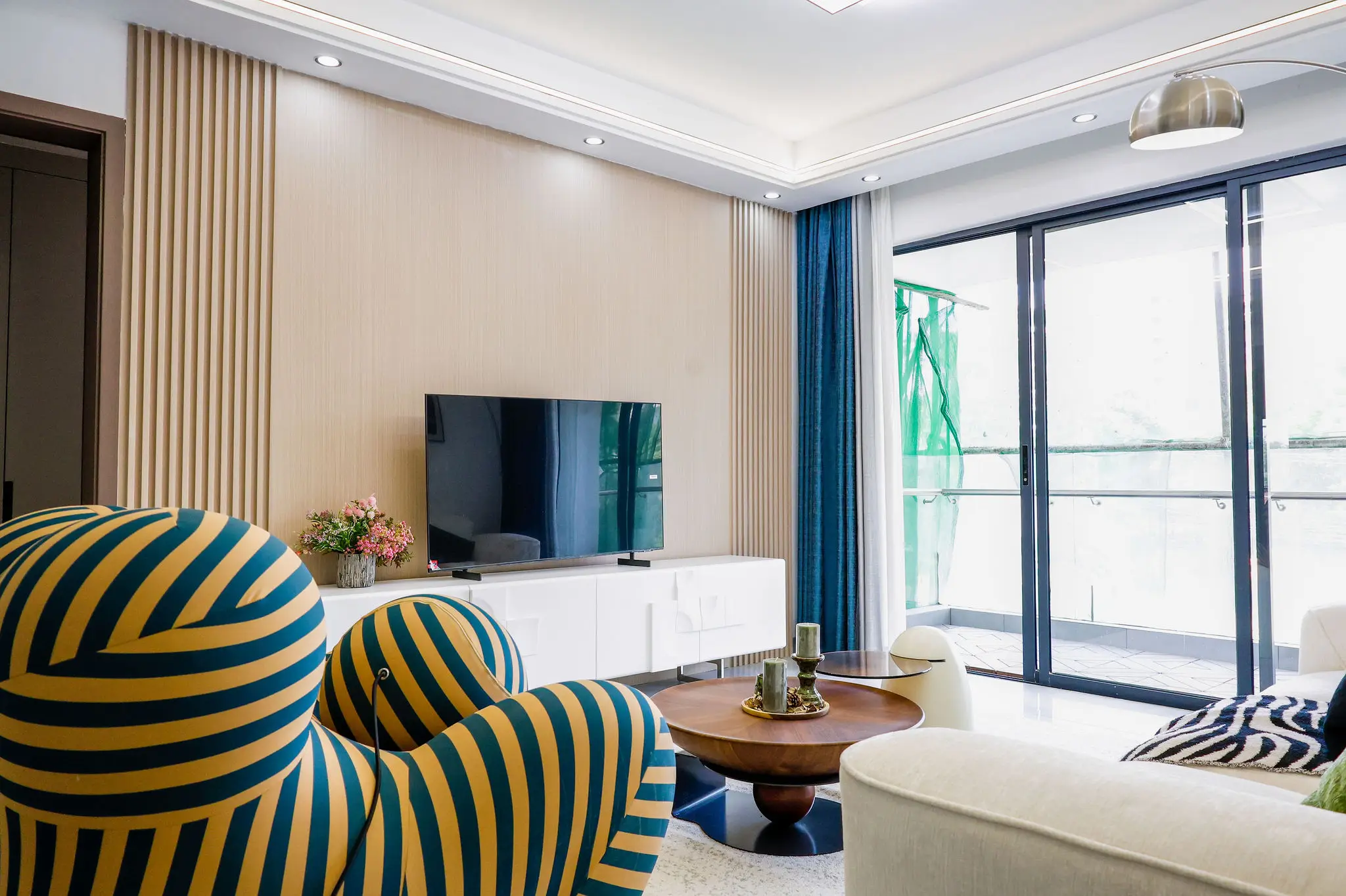 Modern luxury living room at Capital Garden Apartments Kilimani