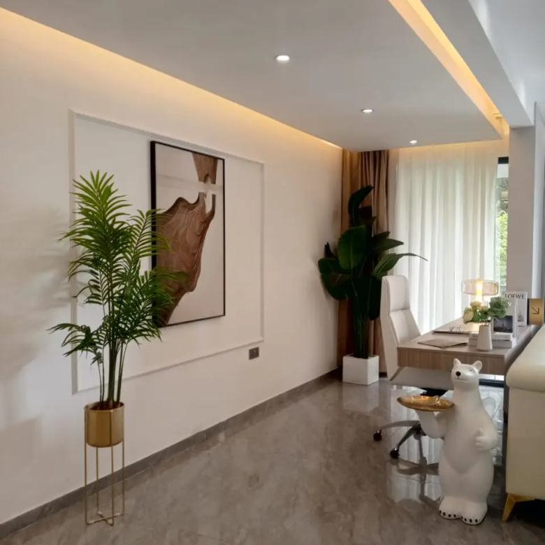 Modern home office space at Diamond Ivy Apartments