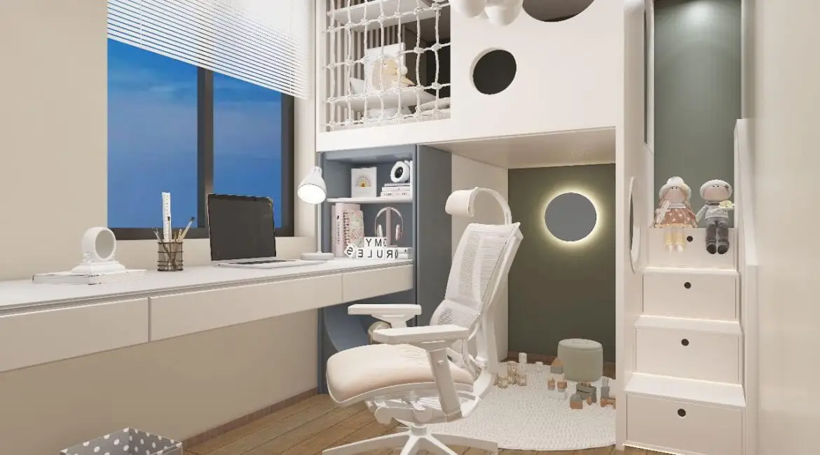 Dedicated study and home office at Dolce Vita Oasis Apartments