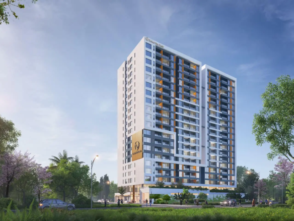 Architectural rendering of Dolce Vita Oasis apartments on Mvuli Road in Westlands