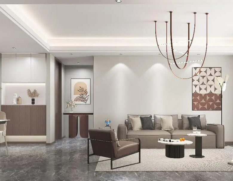 Spacious living and dining area at Dolce Vita Oasis Apartments