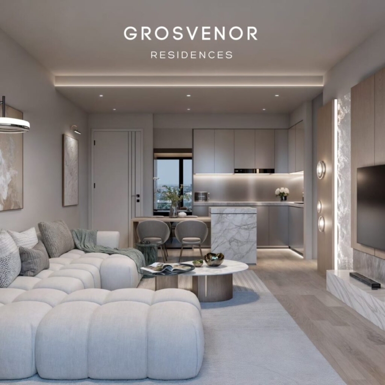Grosvenor Residences apartment lounge Westlands Nairobi