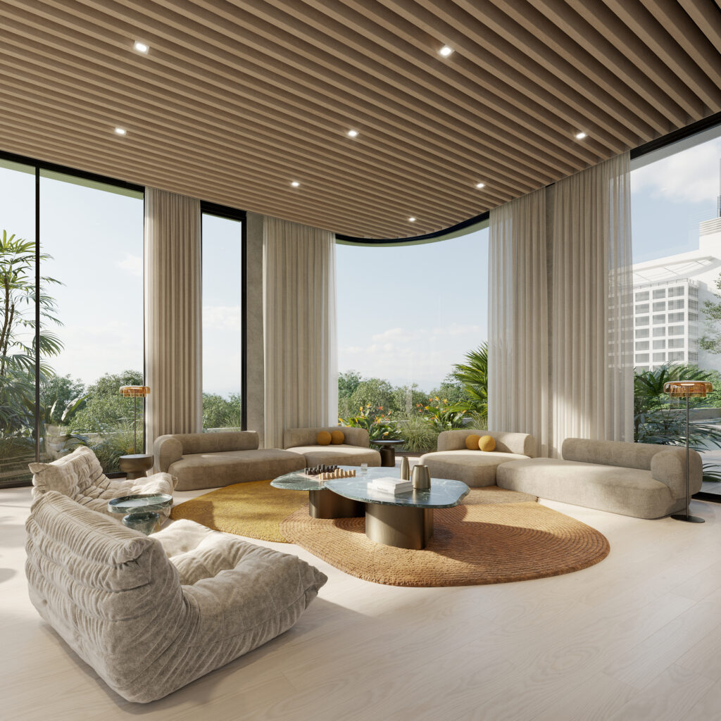 Grosvenor Residences lounge interior Westlands apartments