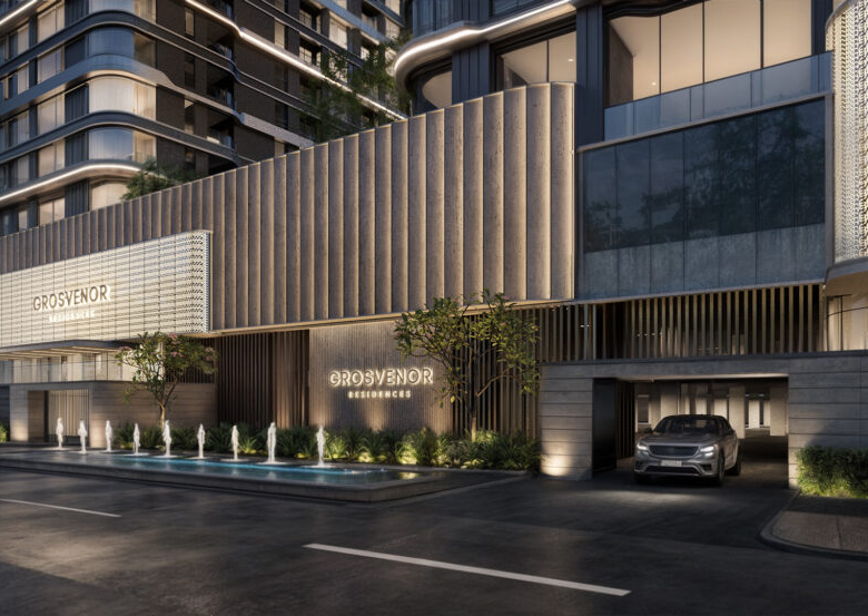 Grosvenor Residences main entrance Westlands Nairobi