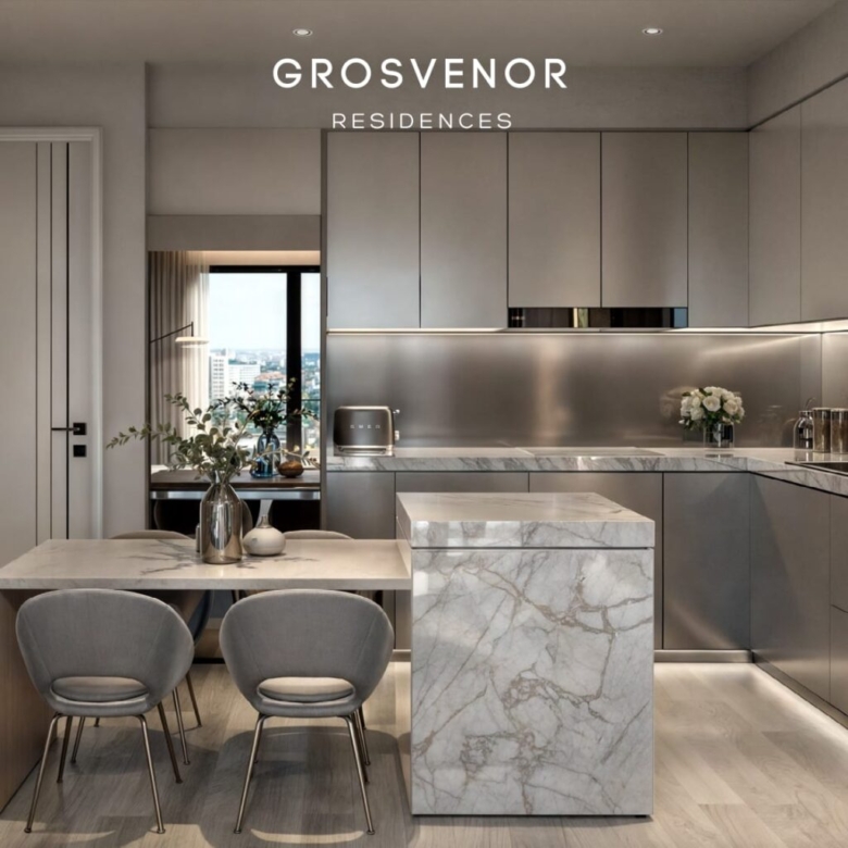 Grosvenor Residences modern kitchen Westlands Nairobi
