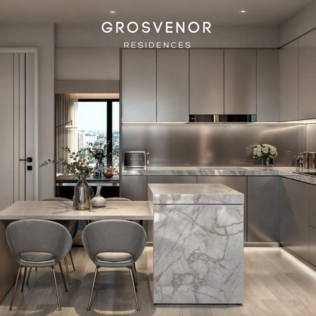 Grosvenor Residences modern kitchen Westlands Nairobi