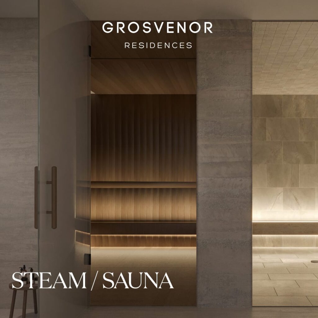 Grosvenor Residences steam and sauna Westlands Nairobi