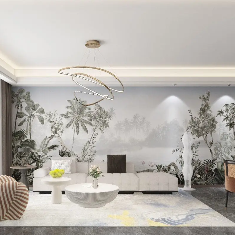 Naturally lit living and dining room at Lovi Crescent Apartments