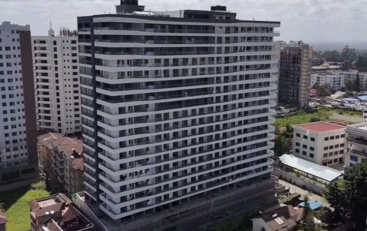 Oak Classic Residency apartment building on George Padmore Road in Kilimani Nairobi