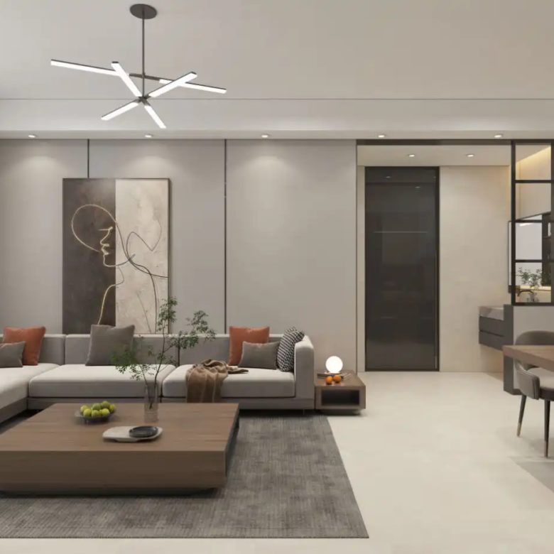 partment dining and entertainment area at Panorama West Residence