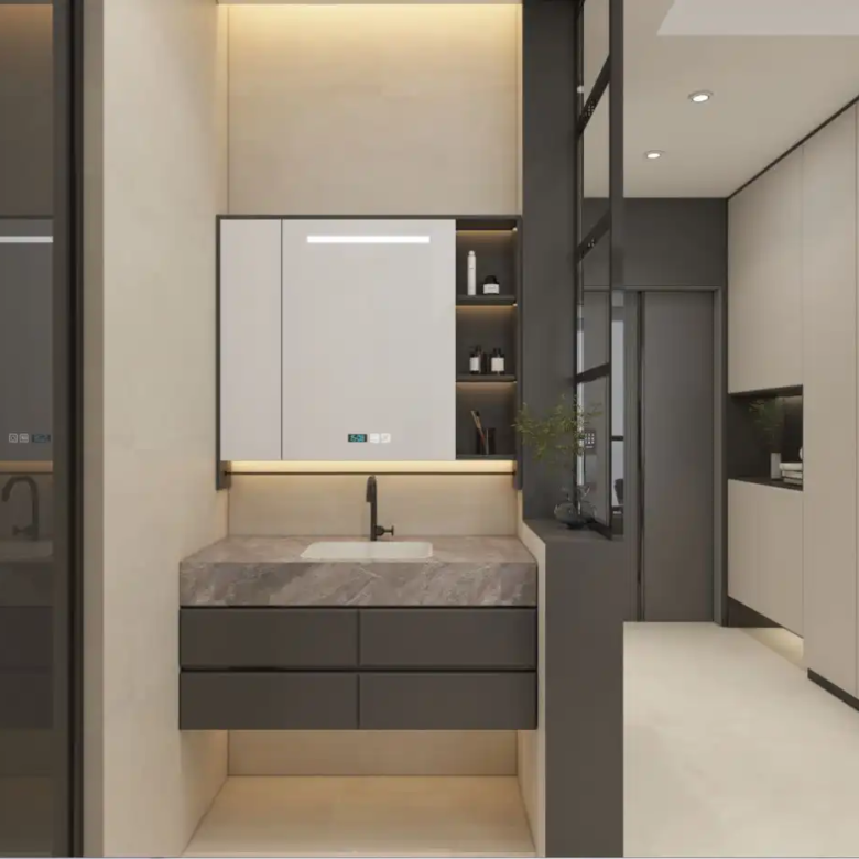 Modern wash area inside Panorama West Residence apartment