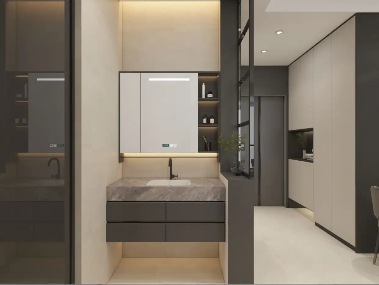 Modern wash area inside Panorama West Residence apartment