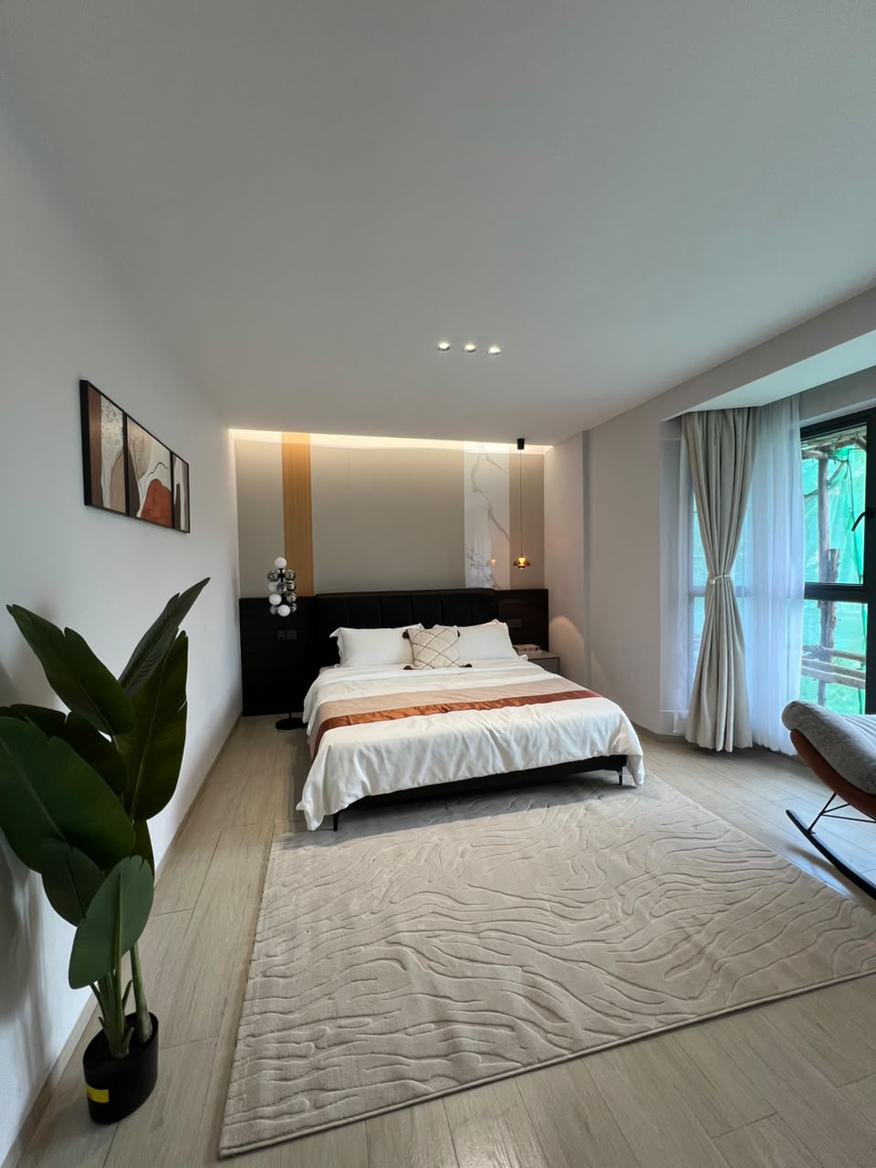 Second bedroom at Golfscape Residences apartments in Kilimani Nairobi