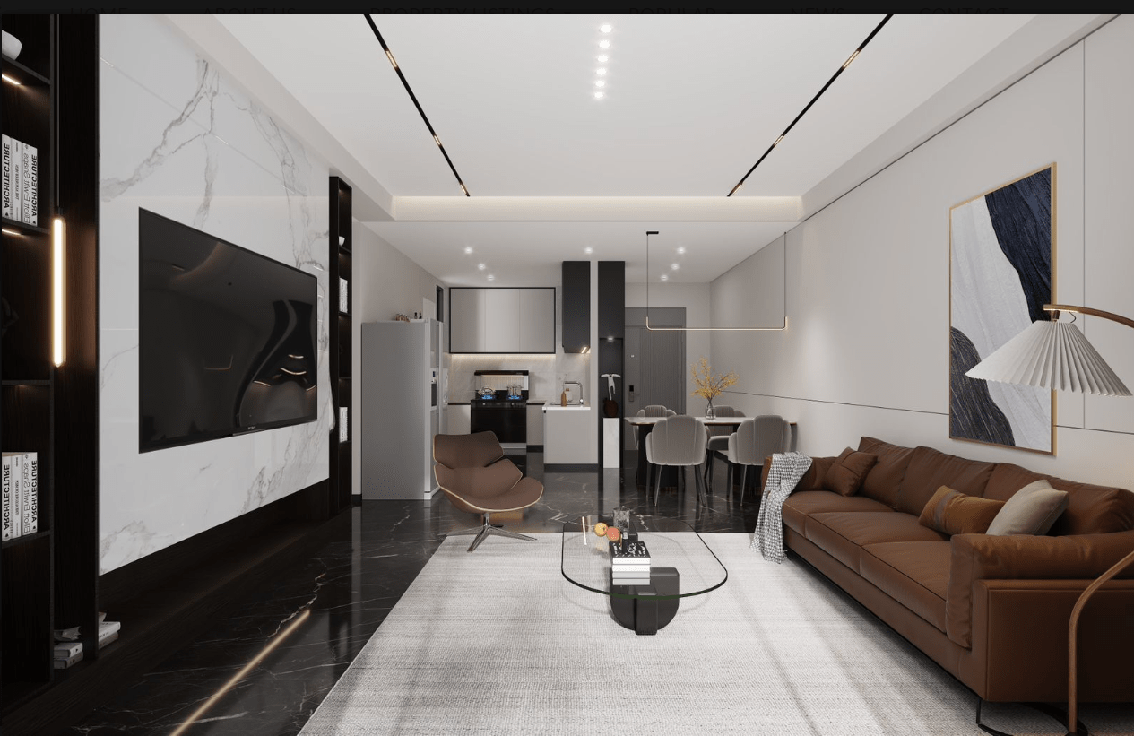 Oak Classic Residency Kilimani Living-room Render Image