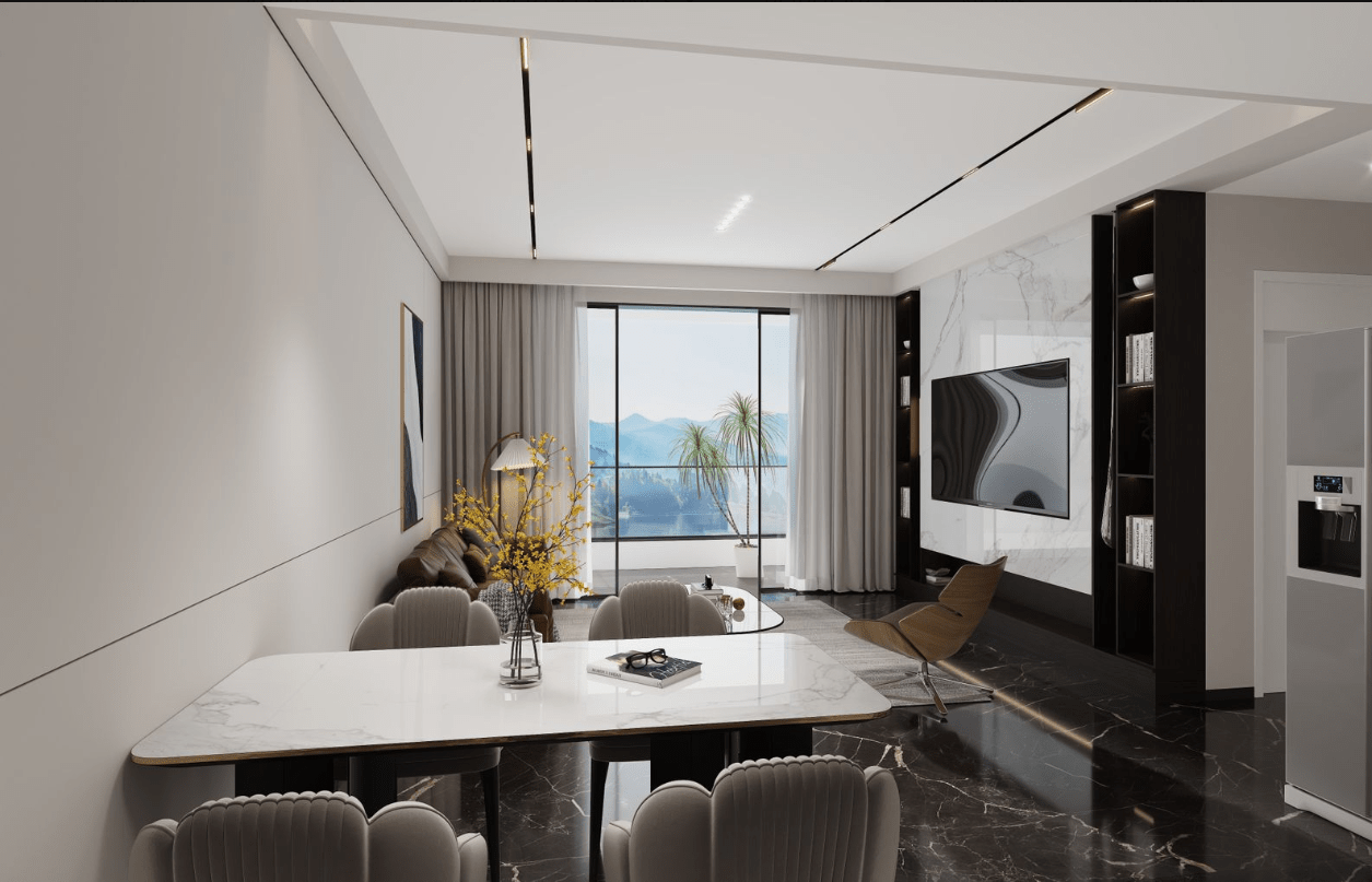 Oak Classic Residency Kilimani Lounge Render Image