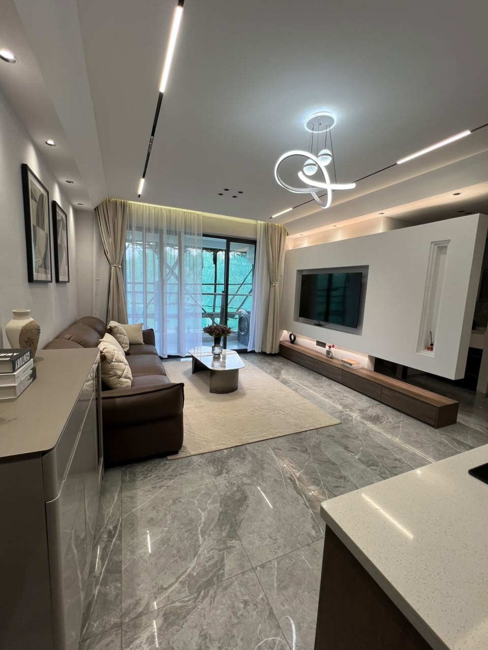 Spacious Lounge at Golfscape Residences pacious lounge at Golfscape Residences apartments for sale in Kilimani