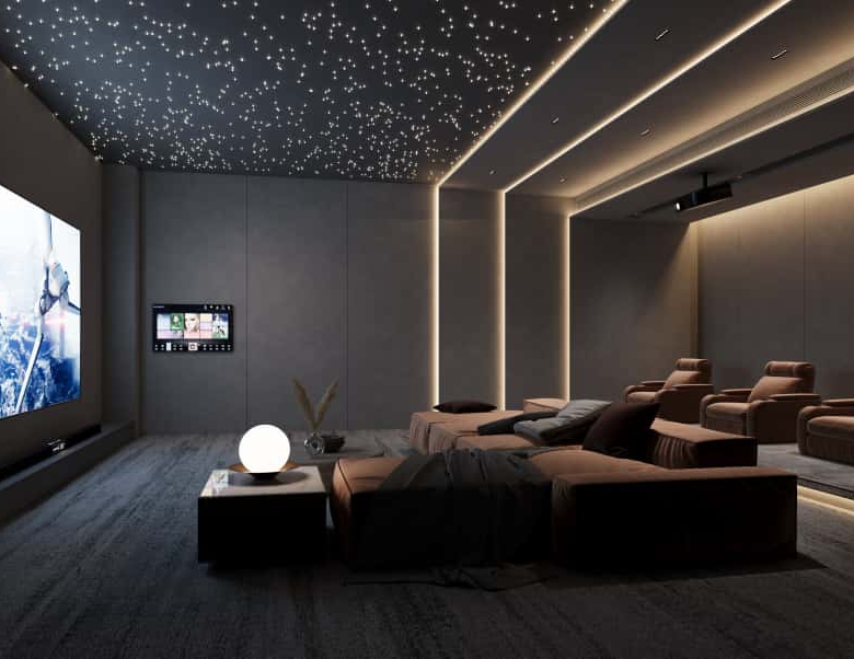 Image of a cinema at Luster Arbor