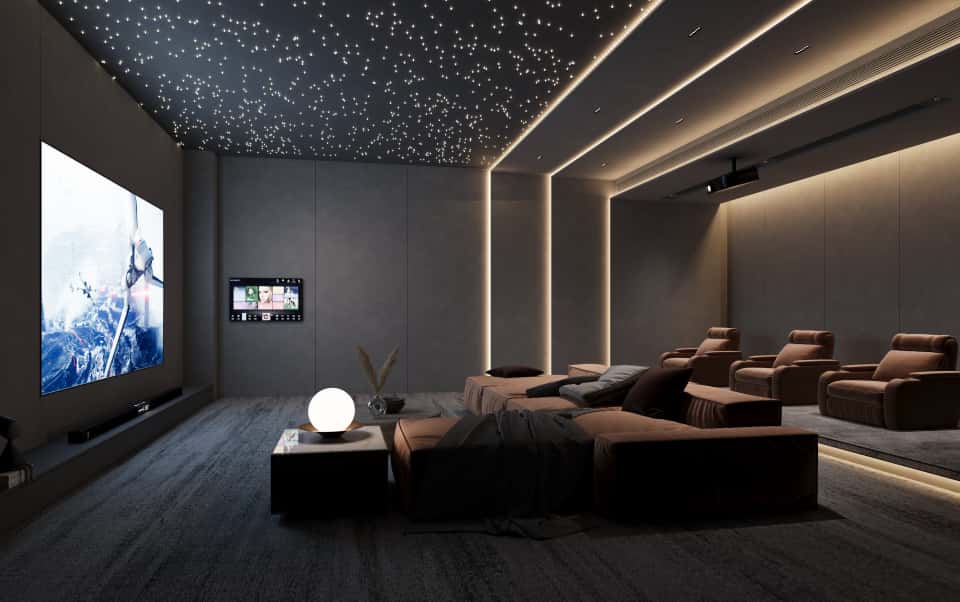 Image of a cinema at Luster Arbor