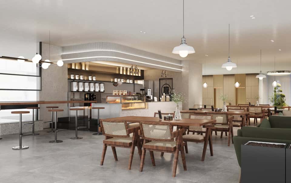 Image of a coffee shop at Luster Arbor Apartments in Kilelleshwa Nairobi