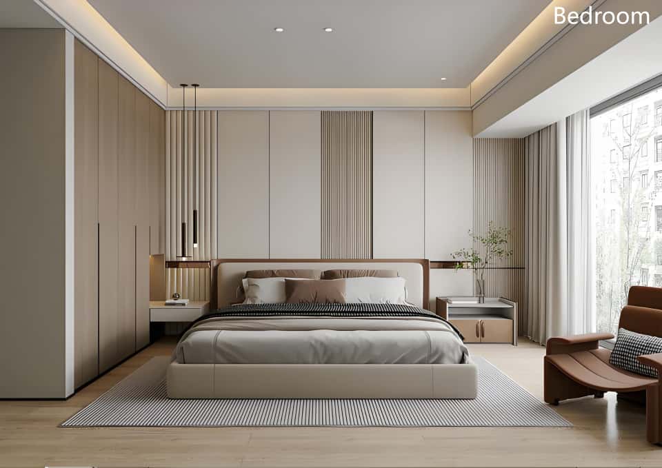 Image of a bedroom at Luster Arbor