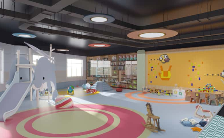 Image of a childrens play Area at Luster Arbor Residency