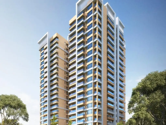 Exterior rendering of Forest One Residency apartments in Westlands