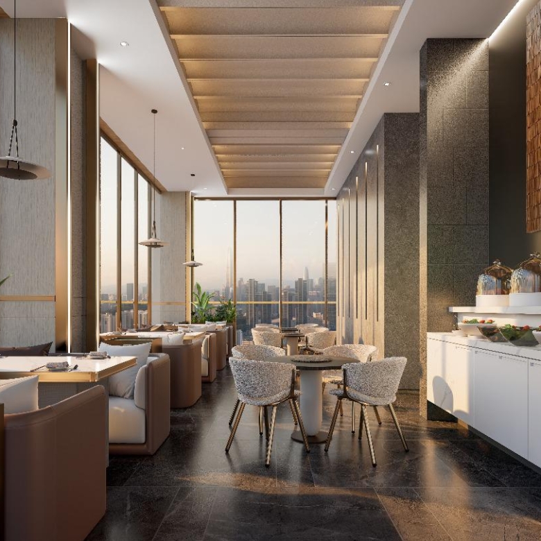 Luxury fitted kitchen at Luminara Apartments Westlands