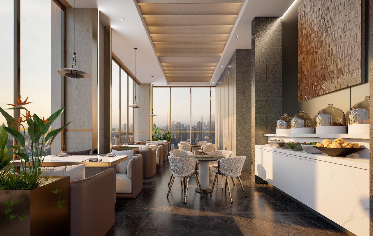 Luxury fitted kitchen at Luminara Apartments Westlands