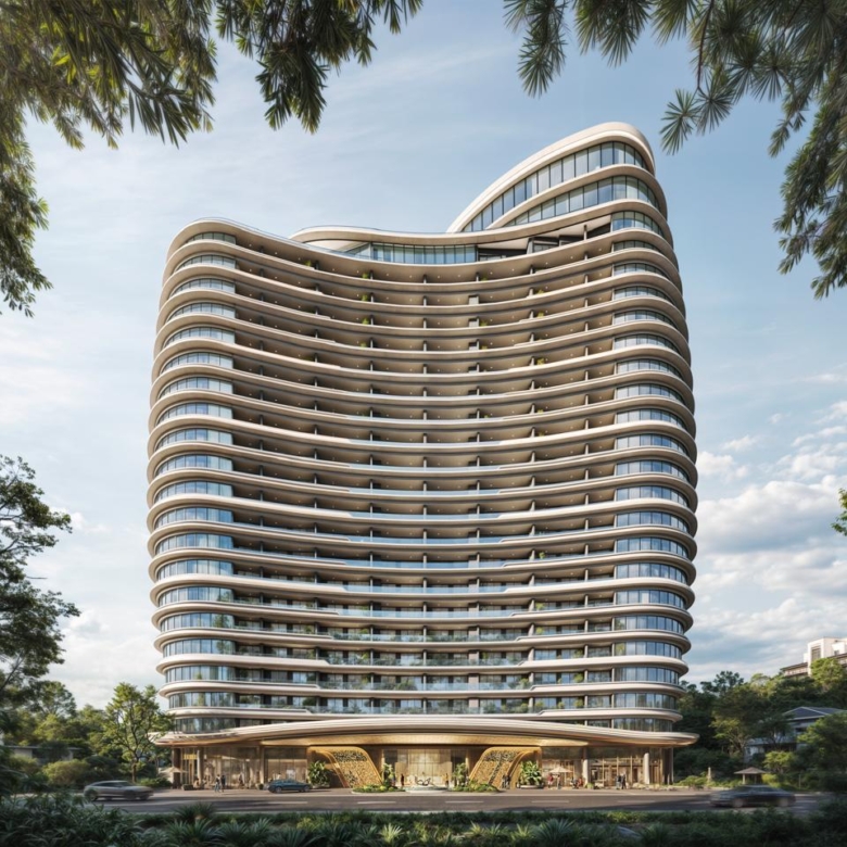 Cheval Riverside is a premium high-rise apartment development on Riverside Drive in Westlands, offering luxury 1 and 2 bedroom apartments with modern architecture, skyline views and strong investment appeal.
