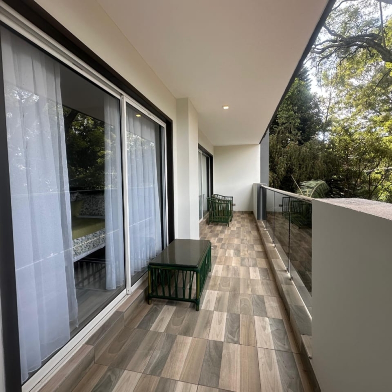 Spacious furnished living room at Pearl Rivers Riverside Nairobi