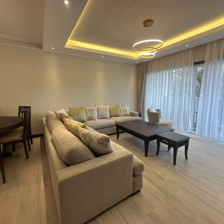 Spacious living room and dining area at Pearl Rivers Riverside