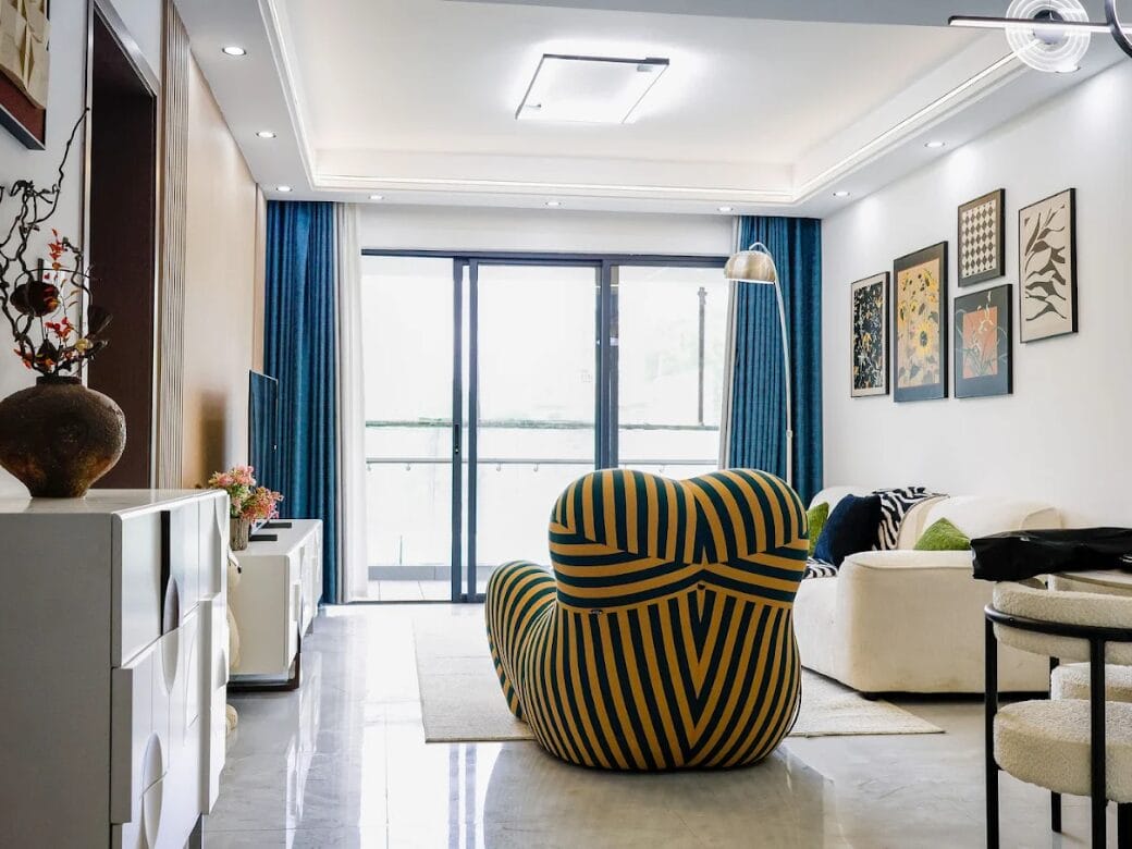 Luxury dining room and lounge at Capital Heights Apartments Westlands