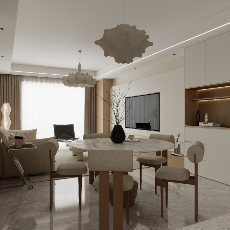 Dining area in Riara Oasis apartments for sale in Lavington Nairobi