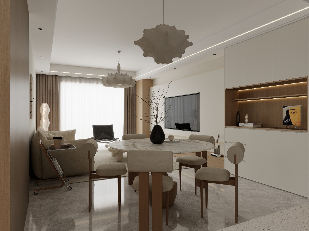 Dining area in Riara Oasis apartments for sale in Lavington Nairobi