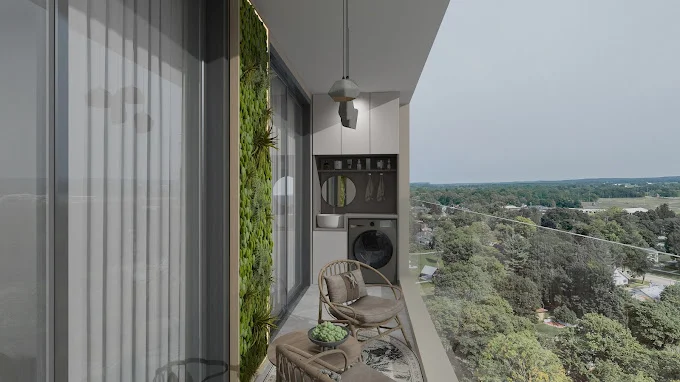 Oak Breeze Kilimani Balcony