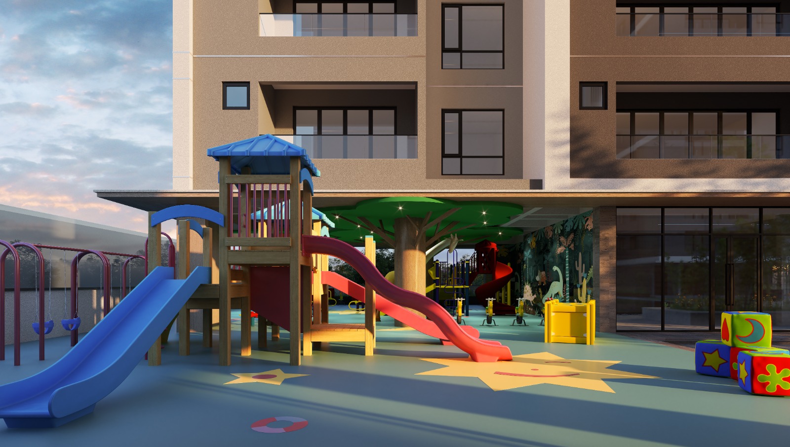 Children’s play area at Only You Elgeyo Apartments Kilimani
