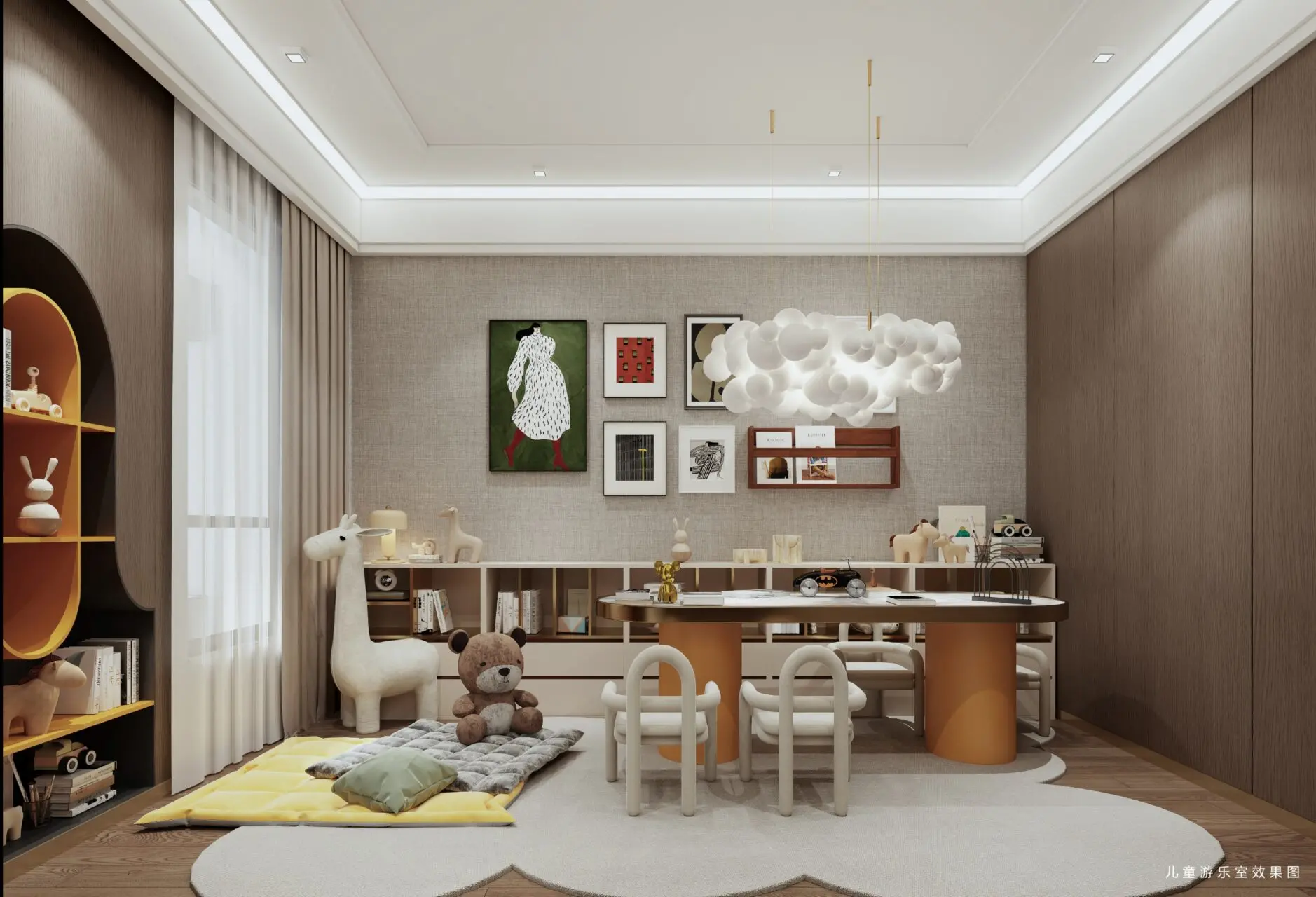Children’s room at Only You Elgeyo Apartments with study and play space