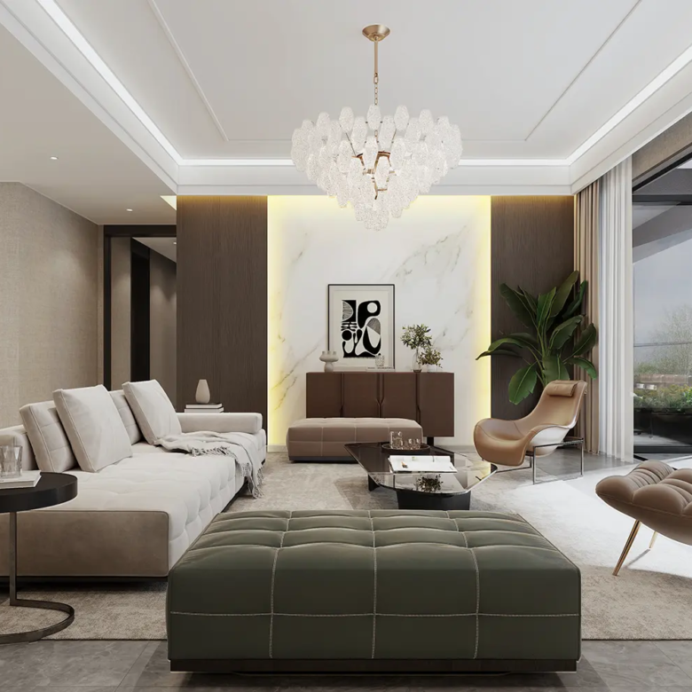Elegant lounge interior at Only You Elgeyo Apartments with premium seating