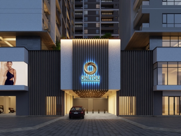 Only You Elgeyo Apartments main entrance exterior along Elgeyo Road in Kilimani
