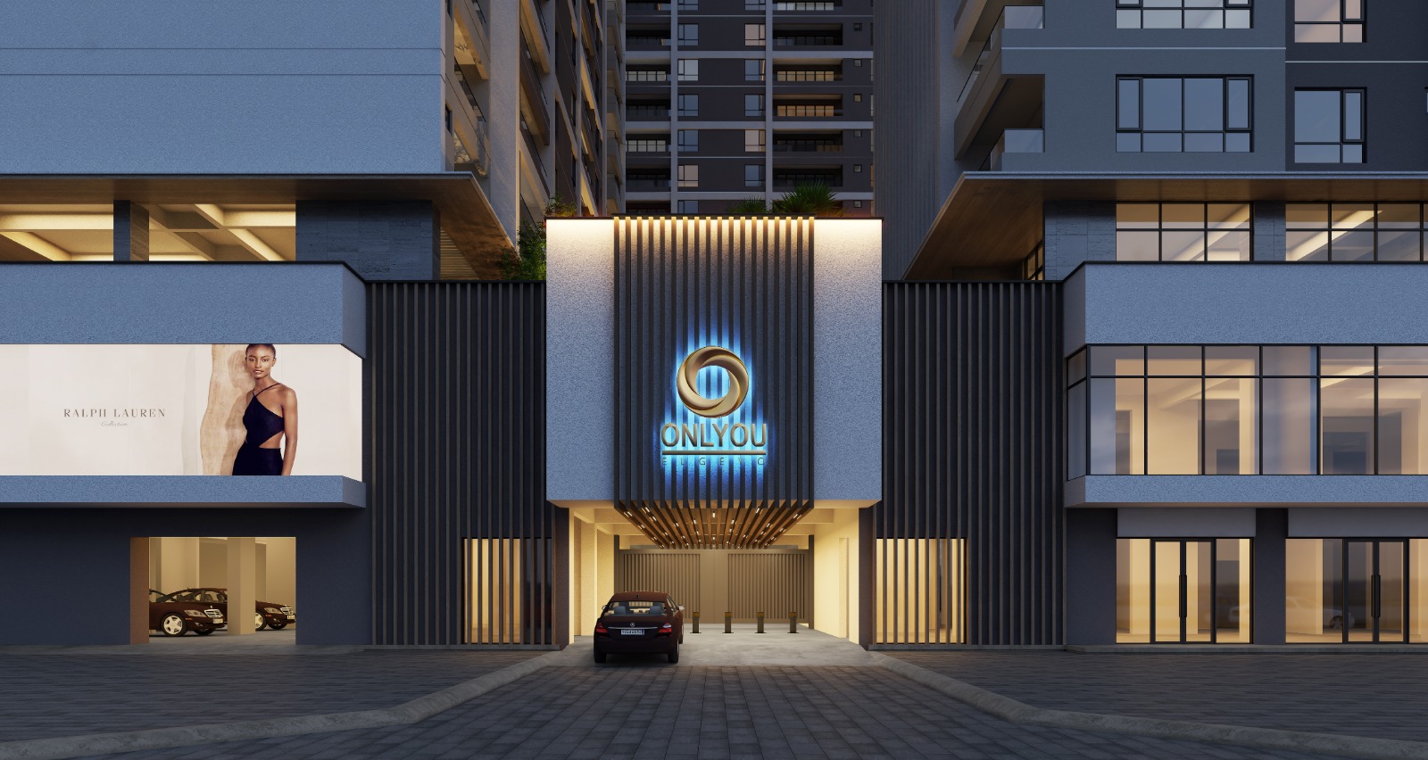 Only You Elgeyo Apartments main entrance exterior along Elgeyo Road in Kilimani