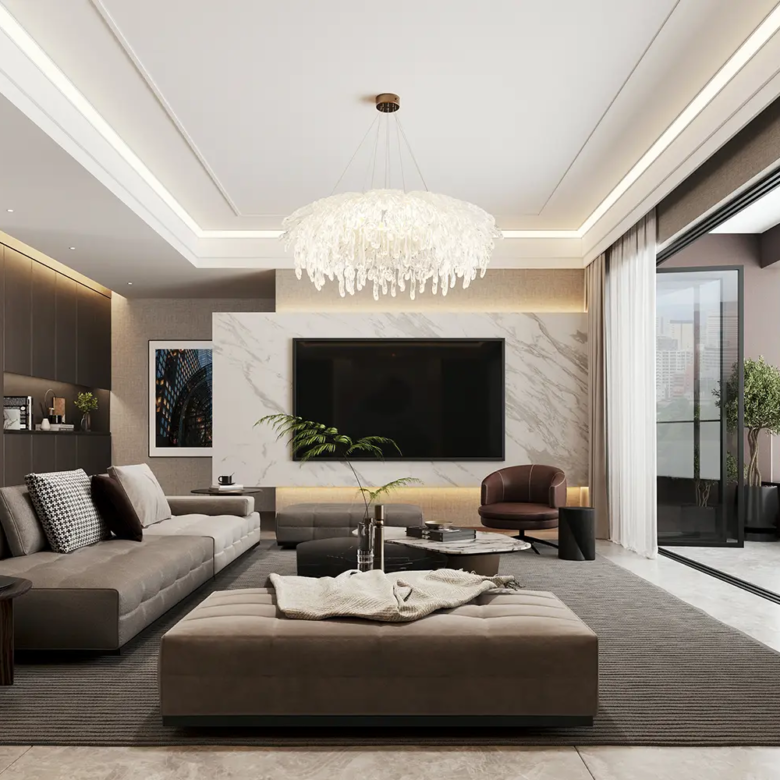 TV lounge at Only You Elgeyo Apartments Kilimani with balcony and city views