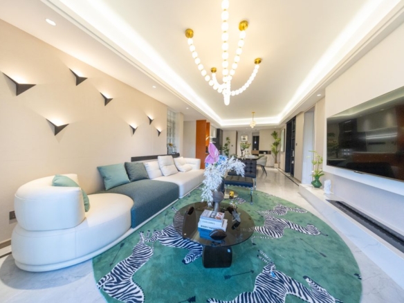 Spacious lounge at Himalaya Horizon apartments for sale in Westlands Nairob