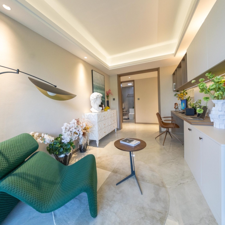 Home office and study area in a Himalaya Horizon apartment in Westlands Nairobi
