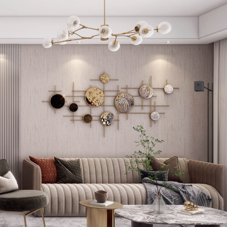 Luxury living room in an Amto View serviced apartment in Westlands
